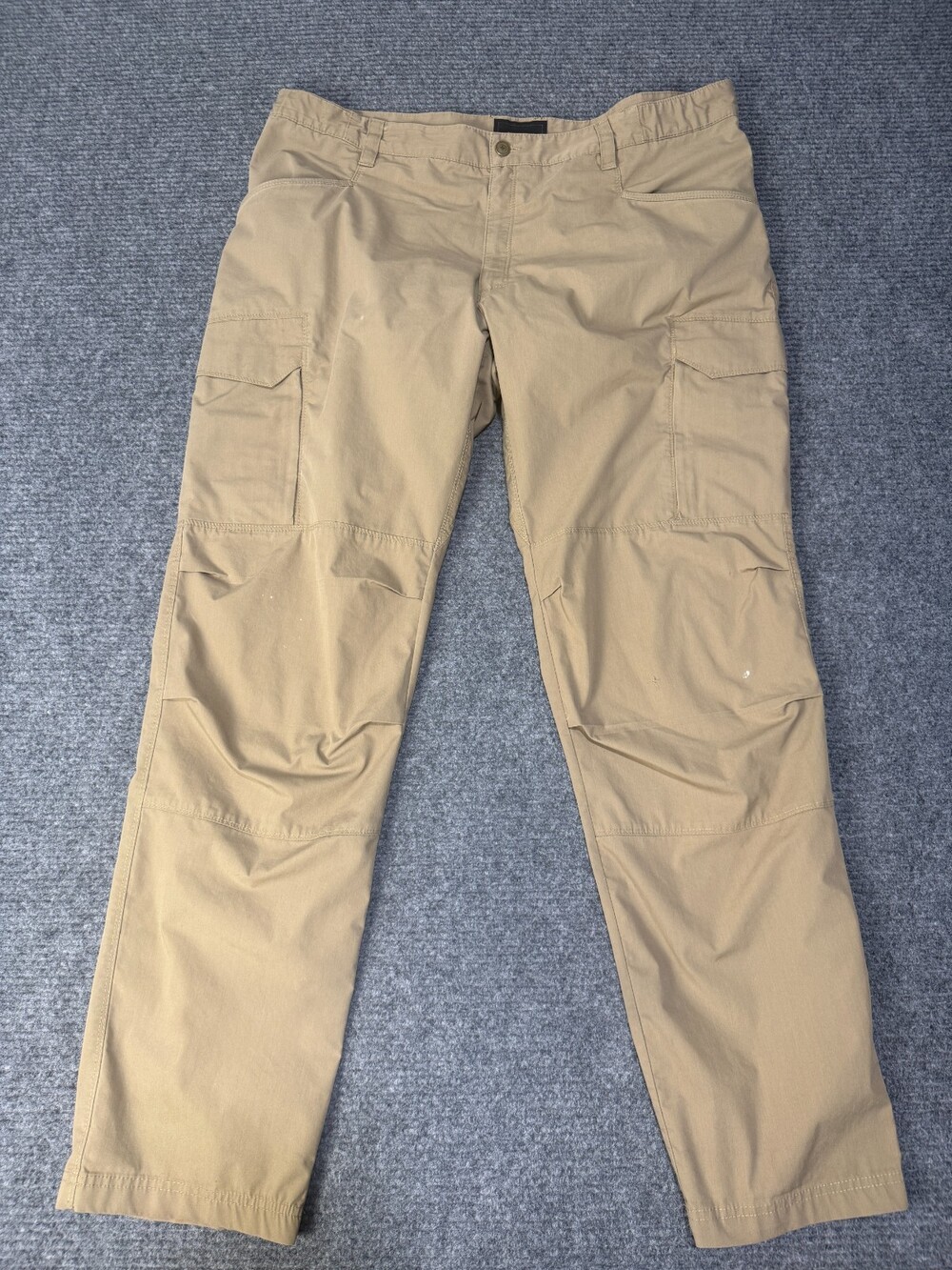 Vertx Pants Mens 46x36 Beige Cargo Tactical Workwear Canvas VTX1200 Hiking
